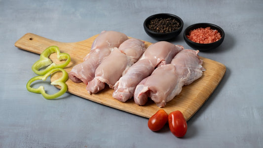 Φιλέτο μπούτι κοτόπουλου Ελλάδος, family pack 10kg, φρέσκο ελληνικό κοτόπουλο, φιλέτο χωρίς κόκαλο, ζουμερό κοτόπουλο, επαγγελματική συσκευασία, μαγειρευτά κοτόπουλου, κοτόπουλο φούρνου, υγιεινό γεύμα, ελληνική κουζίνα