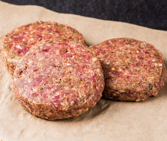 Μπιφτέκια μοσχαρίσια family pack, χειροποίητα μπιφτέκια, ελληνικό μοσχαρίσιο κιμά, σπιτική συνταγή, φρέσκα μπιφτέκια, μπιφτέκια φούρνου, επαγγελματική συσκευασία, catering, αφράτα μπιφτέκια, υγιεινά γεύματα